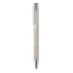 Stylo poussoir blé paille ABS