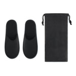Paire de pantoufles & pochette
