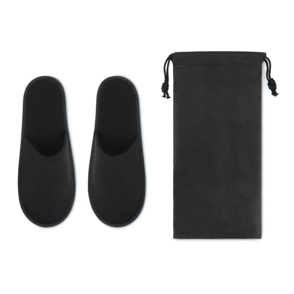 Paire de pantoufles & pochette