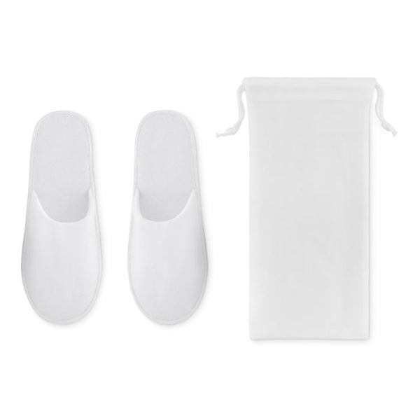 Paire de pantoufles & pochette