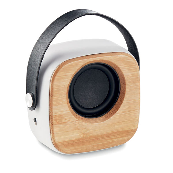 Haut-parleur 3W façade bambou