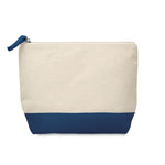 Trousse en coton bicolore