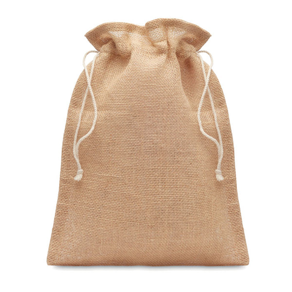 Petit sac cadeau en jute