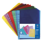Pochette perforée couleur