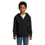 STONE KIDS VEST ZIP CAPUCHE