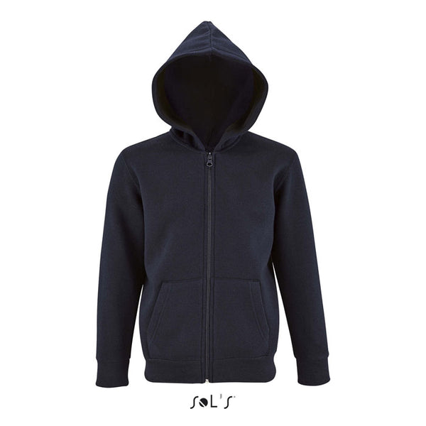 STONE KIDS VEST ZIP CAPUCHE