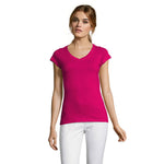 MOON T-SHIRT FEMME COL V