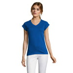 MOON T-SHIRT FEMME COL V
