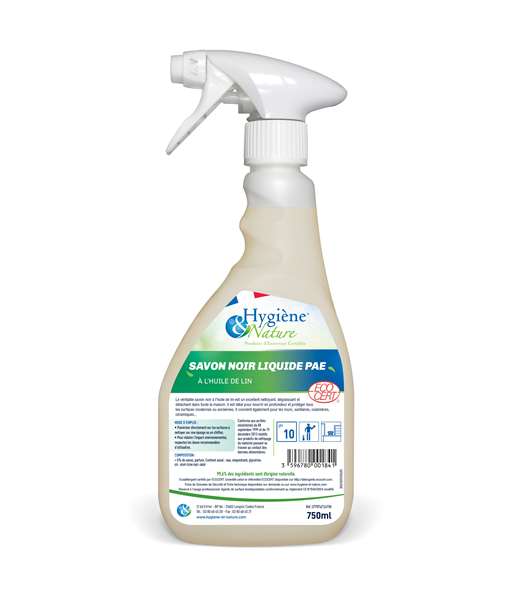 Savon Noir Spray PAE – Nettoyant Multi-Surfaces gélifié