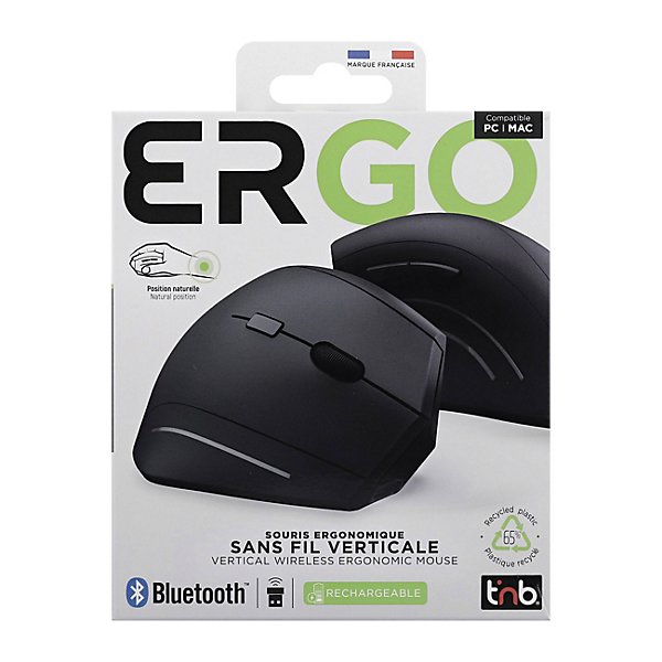 Souris ERGO sans fil verticale TNB