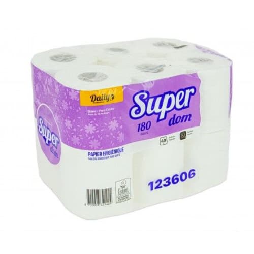 Superdom 180 Delaisy K – Papier Toilette Petits Rouleaux